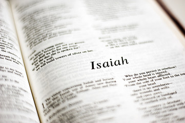 Fototapeta na wymiar Księga Izajasza