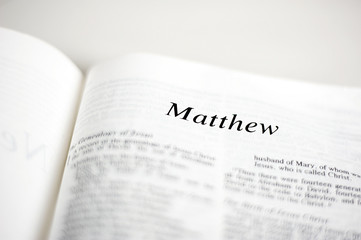 Book of Matthew - obrazy, fototapety, plakaty