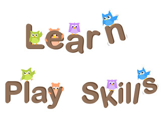 cartoon words for preschool