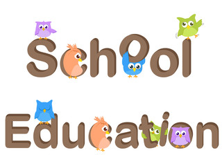 cartoon words for preschool