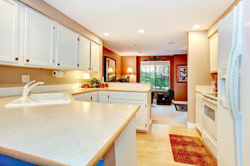 Bright kitchen room