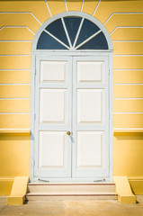 Old classic door and window