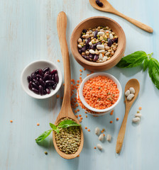 Beans and lentils
