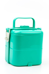 Tiffin isolated white background