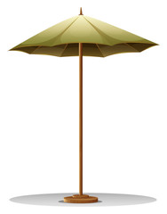 A table umbrella