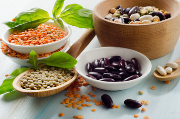 Beans and lentils