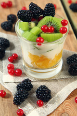 cocktail with berryes