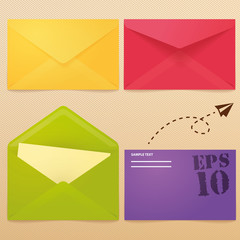 Colorful envelope