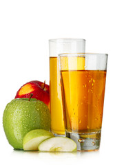 Fresh apple juices