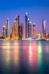 Poster Dubai Marina. UAE. © Luciano Mortula-LGM