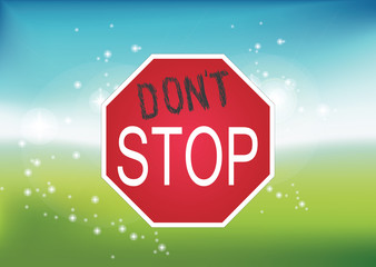Don't stop
