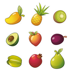 Fruits set