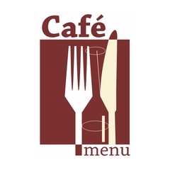 vector cafe menu cover design