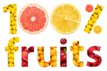 One Hundred Percent Fruits Concept