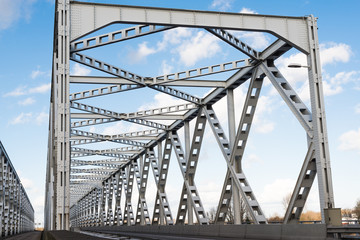 Old truss bridge in the Netherlands