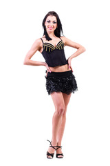 Young fitness woman doing exercise