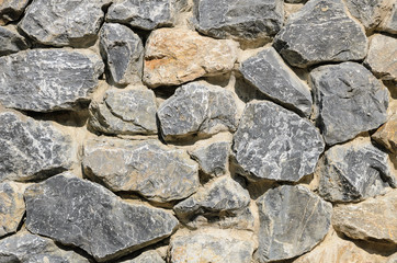 Big Stone wall surface, background of decorate