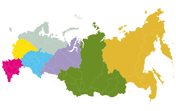 ロシアの地図