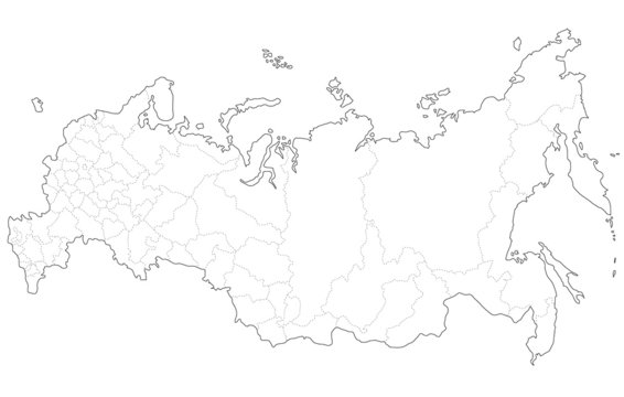 ロシアの地図