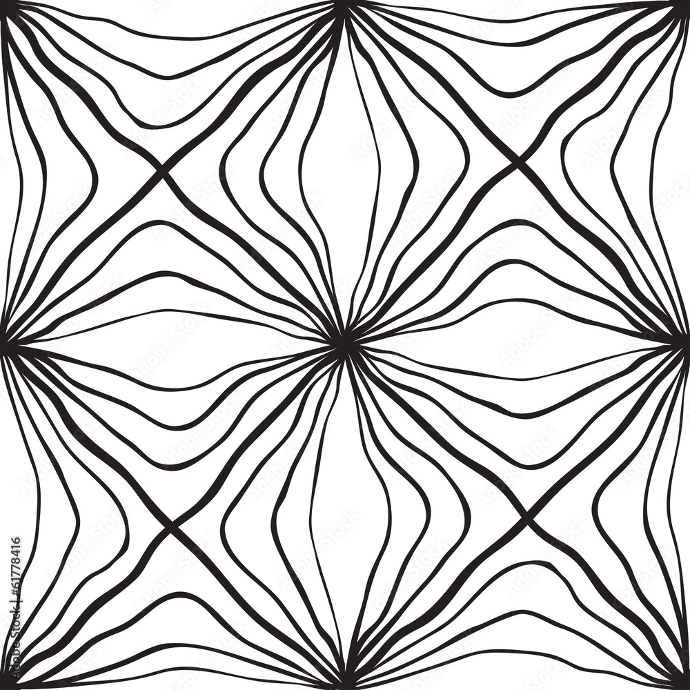 Poster seamless abstract hand drawn vector pattern