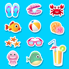 Beach stickers