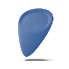 blue guitar plectrum