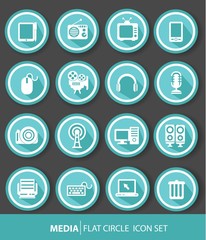 Media buttons,Web buttons,Blue version