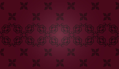 Vector floral seamless pattern