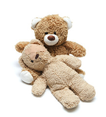 deux ours en peluche