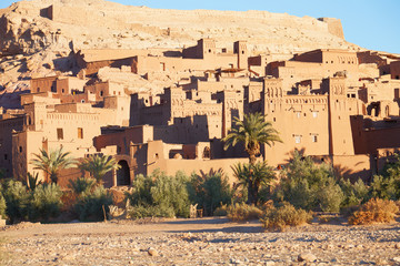 Ait Benhaddou is a fortified city, or ksar  in  Morocco.