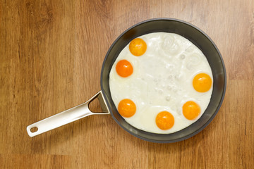 Fried eggs