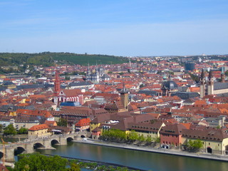 Fototapeta na wymiar Główny most Würzburg