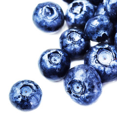 Blueberry antioxidant superfood isolated on white background  m