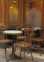 terrasse d'un caé parisien