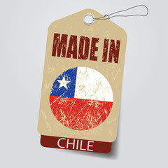 Made in  Chile  . Tag .