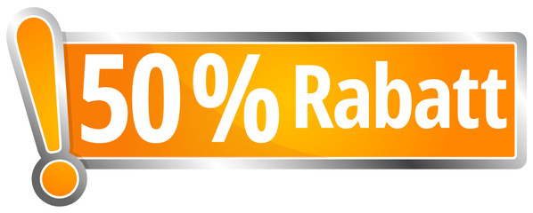 50 % Rabatt