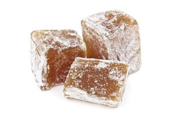 three pieces of lokum