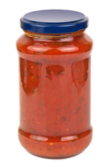 tomato sause in a jar