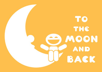 motivational quote to the moon and back