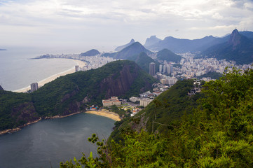 Beach and mountains, Rio de Janeiro, Brazil