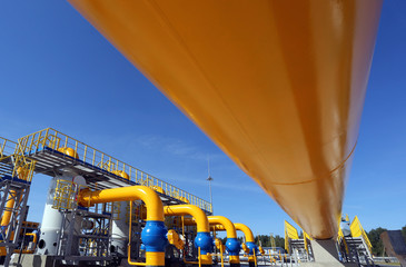 The compressor station.