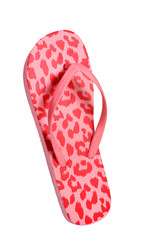 Beach flip flops - Pink leopard