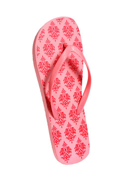 Beach flip flops - Pink pattern