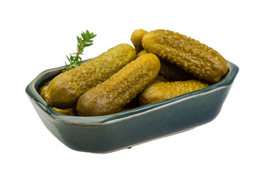 Marinated cucumbers