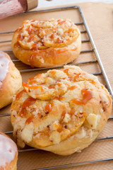 Rolls with jam - vintage style