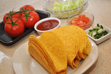 Ingredients to Make Fresh Tacos