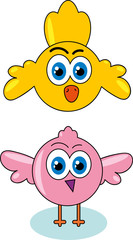 Fototapeta premium Creative design of cartoon bird.