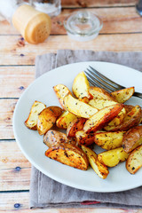delicious potatoes with spices
