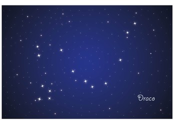 Fototapeta na wymiar Constellation Draco