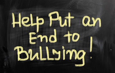 Help Put An End To Bullying Concept
